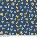 Sunshine & Dandelions Butterflies Navy