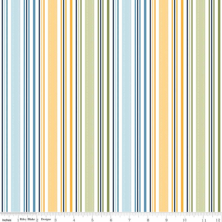 Sunshine & Dandelions Stripes Multi