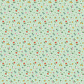 Cotton Nook Pretty Mint by Minki Kim for Riley Blake Designs - 1/2 Yard