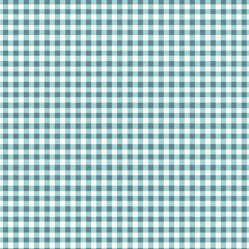 Cotton Nook Plaid Blue by Minki Kim for Riley Blake Designs - 1/2 Yard