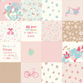 Cotton Nook Patchwork Pink by Minki Kim for Riley Blake Designs - 1/2 Yard