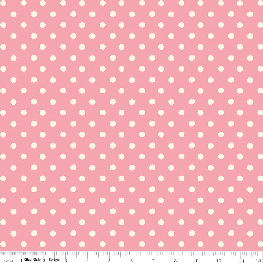 Cath Kidston® Signature Collection Button Spot Pink