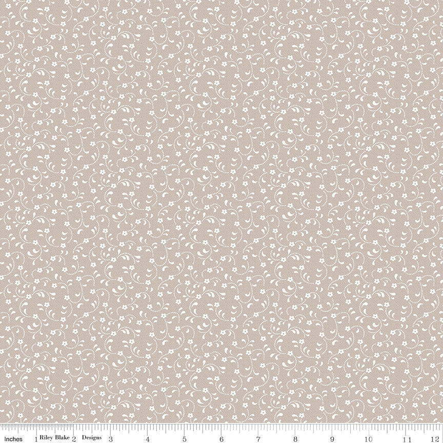 Floret Color Beach by Gerri Robinson of Planted Seed Designs for Riley Blake - 1/2 YARD
