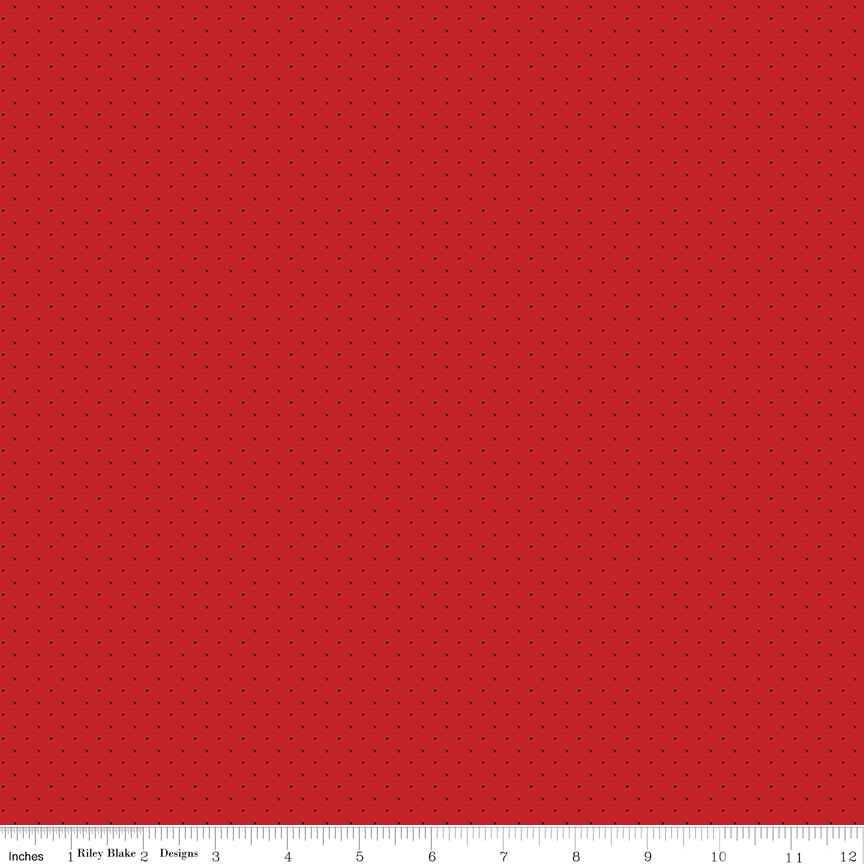 American Jane Pindots - Brick- C840 - Riley Blake Designs 1/2 YARD
