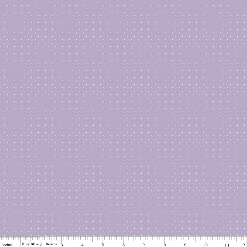American Jane Pindots - LILAC - C840 - Riley Blake Designs 1/2 YARD