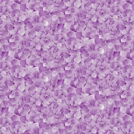 Timeless Treasures Butterfly Dreams Lavender Packed Petals CD2908-1/2 Yard