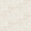 Winter Wonderland Natural Snowflakes - 1/2 Yard
