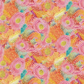 Jubilant Bright Packed Medallion Floral by Timeless Treasures - 1/2 Yard
