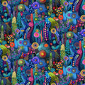 Jubilant Night Dotty Garden by Timeless Treasures - 1/2 Yard