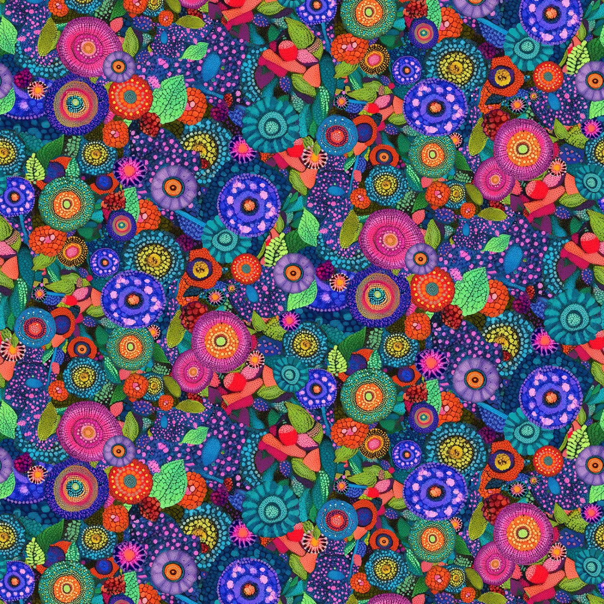 Jubilant Garden Floral by Timeless Treasures - 1/2 Yard