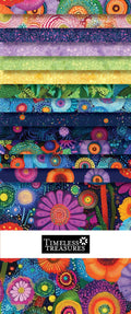 Jubilant 10" Square Pack - 42 Piece by Timeless Treasures