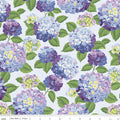 Hydrangeas in the Garden Main Powder Pearl by Jennifer Bosworth for RBD - 1/2 YARD