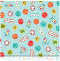 VROOM VROOM Street Sign Toss - QT Fabrics 30828 Q - 1/2 Yard