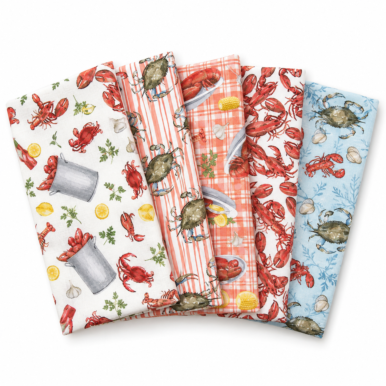 Seaside Boil Fat Quarter Bundle - 5 Piece