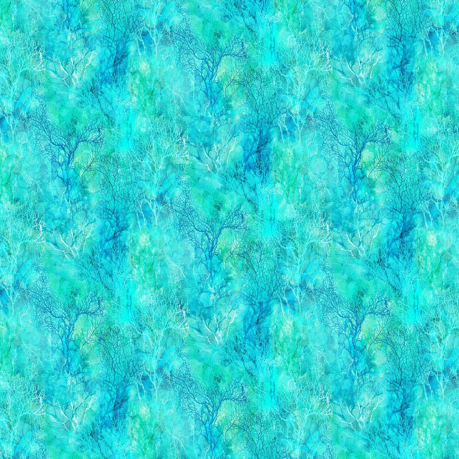 Coastal Breeze Coral Reef Turquoise Multi