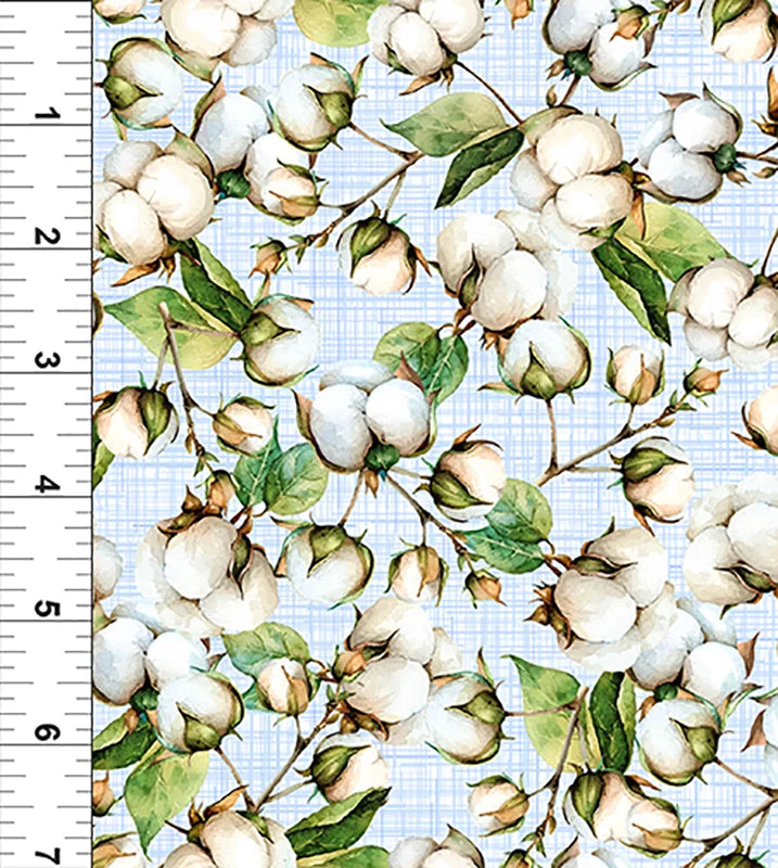 2026 All Southeast Shop Hop Cotton Blue by In the Beginning Fabrics - 1/2 YARD