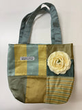 Blue and Green Flower Bag - Creekside Creations