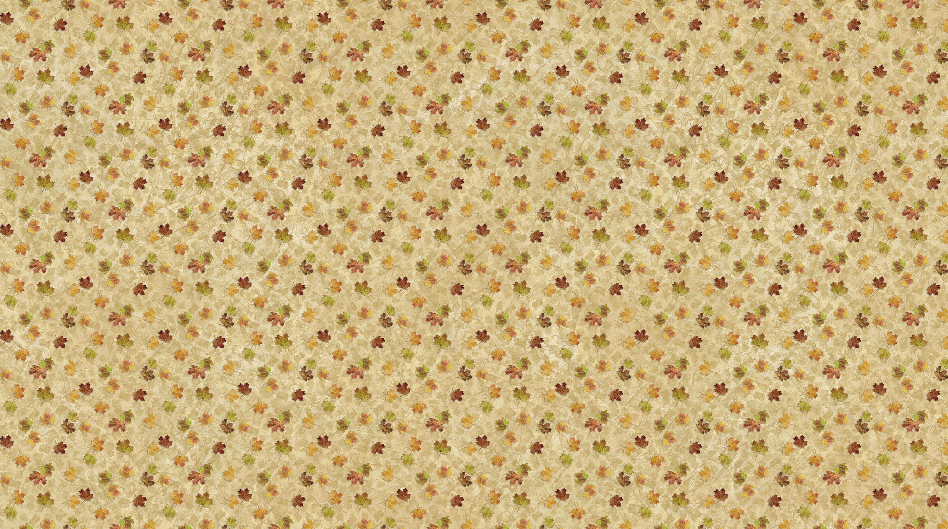 Naturescapes Autumn Woodland Leaf Toss by James Merger for Northcott- 1/2 YARD