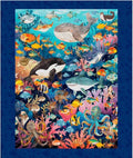 Deep Sea Dazzle - Undersea Panel - NAVY