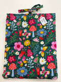 Medium Green Garden Tablet Book Sleeve - Tiny Jungles