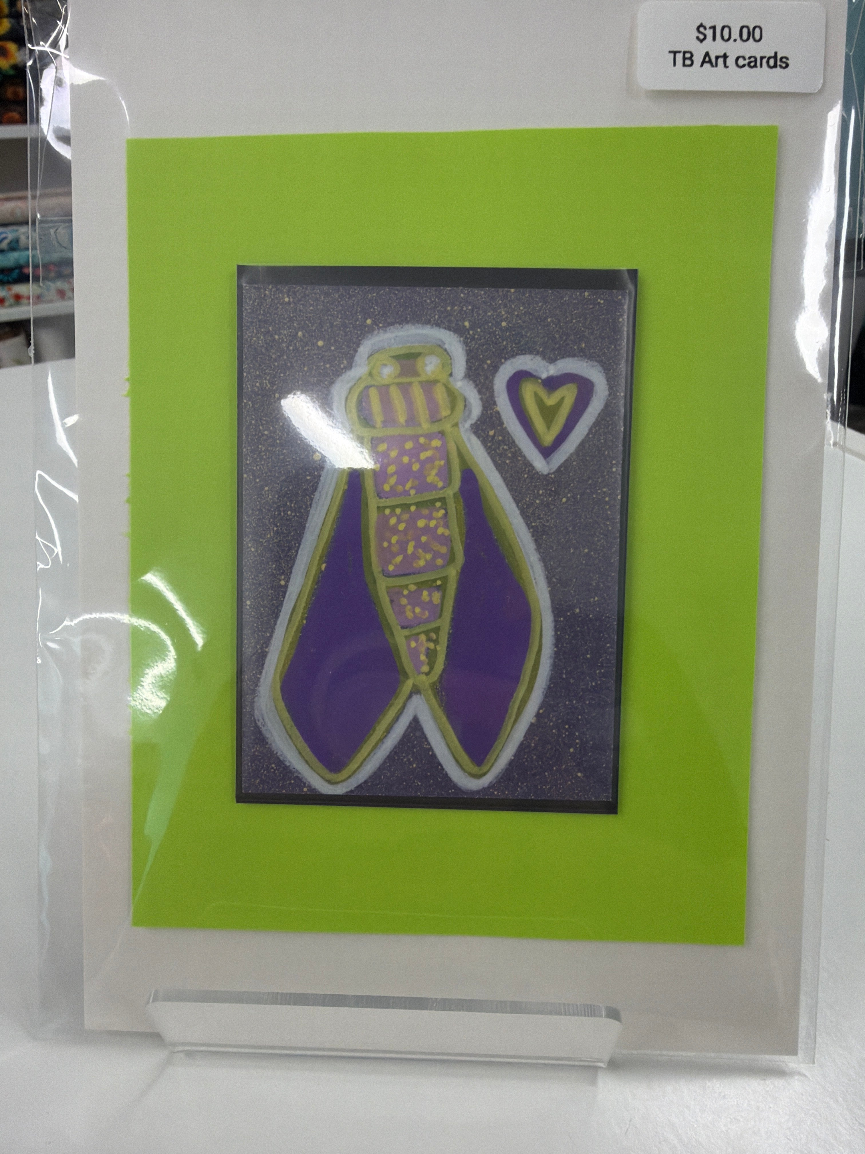 ACEO - Original Art Card - Molly Moth - by local artist eat0_0Cake - 2" X3"