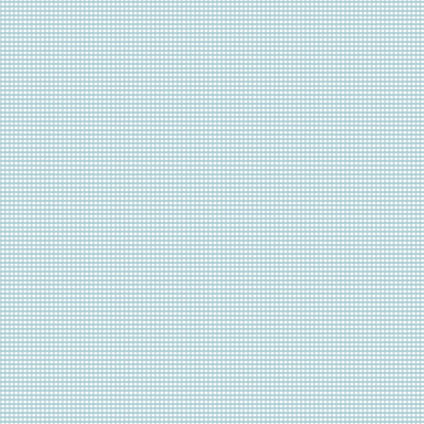 Flannel Micro Gingham Blue by Riley Blake Designs - 1/2 Yard - image 2