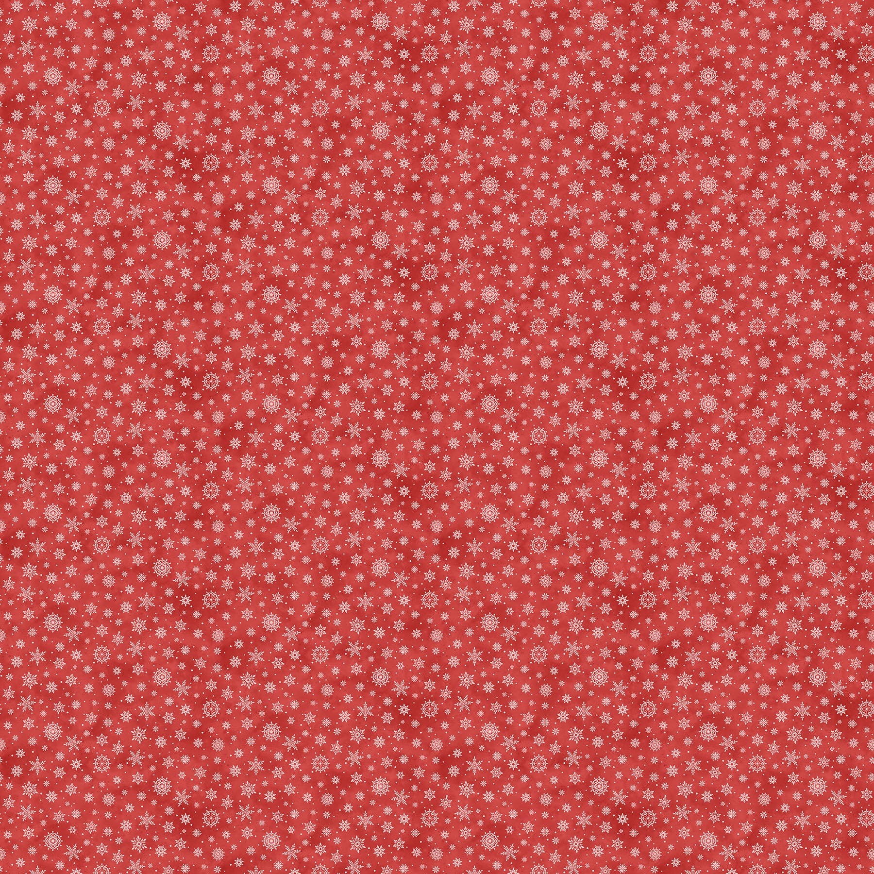 The Christmas Mouse - Snowflake Red FLANNEL for Northcott- 1/2 YARD