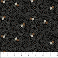 Haberdashery Charcoal Mini Block Toss Flannel by Deborah Edwards for Northcott Fabrics - 1/2 Yard