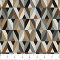 Haberdashery Gray Diamonds Flannel by Deborah Edwards for Northcott Fabrics - 1/2 Yard