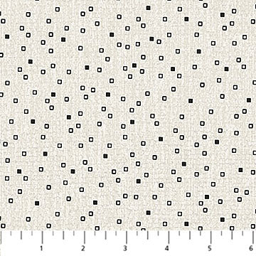 Haberdashery Light Gray Tiny Dots Flannel by Deborah Edwards for Northcott Fabrics - 1/2 Yard