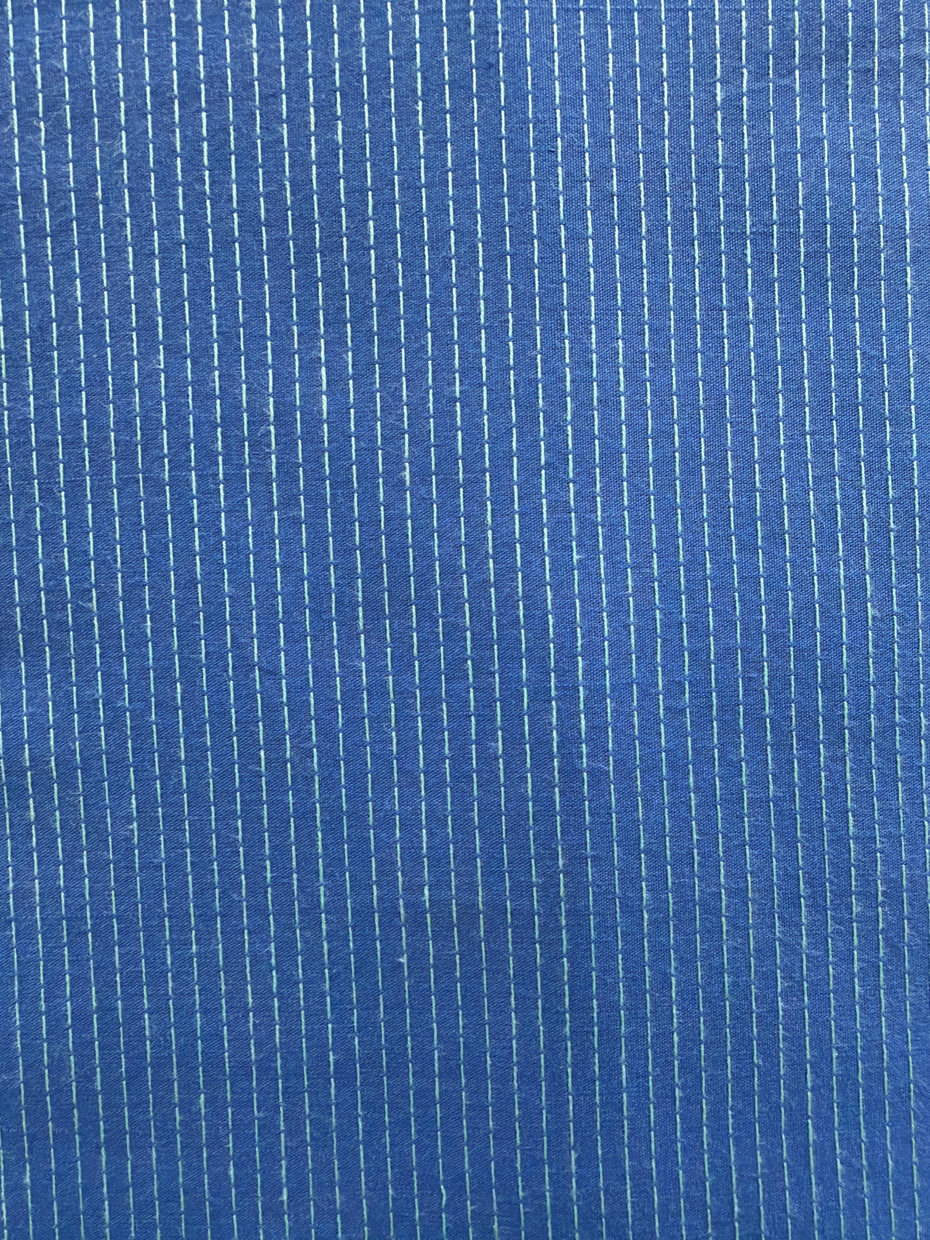 Stitched #16680 - Stripe Stitch Ocean by Robert Kaufman - 1/2 Yard