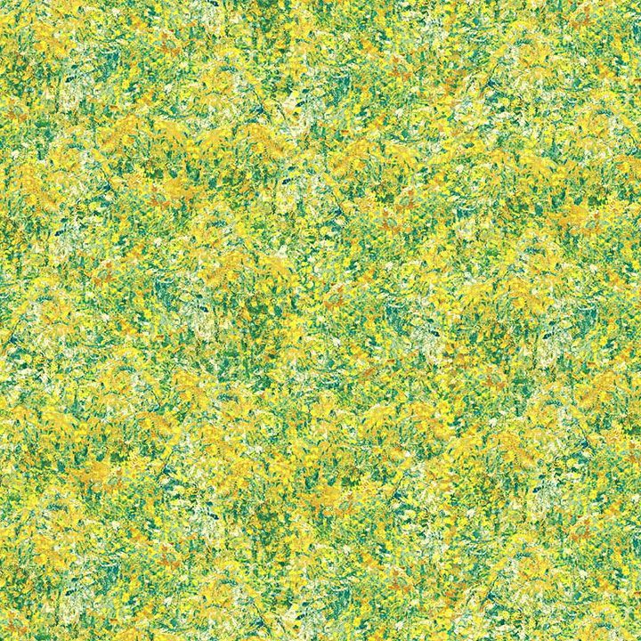 Impression - Brushed Floral Texture - Yellow - by CHONG-A HWANG for Timeless Treasures - 1/2 YARD