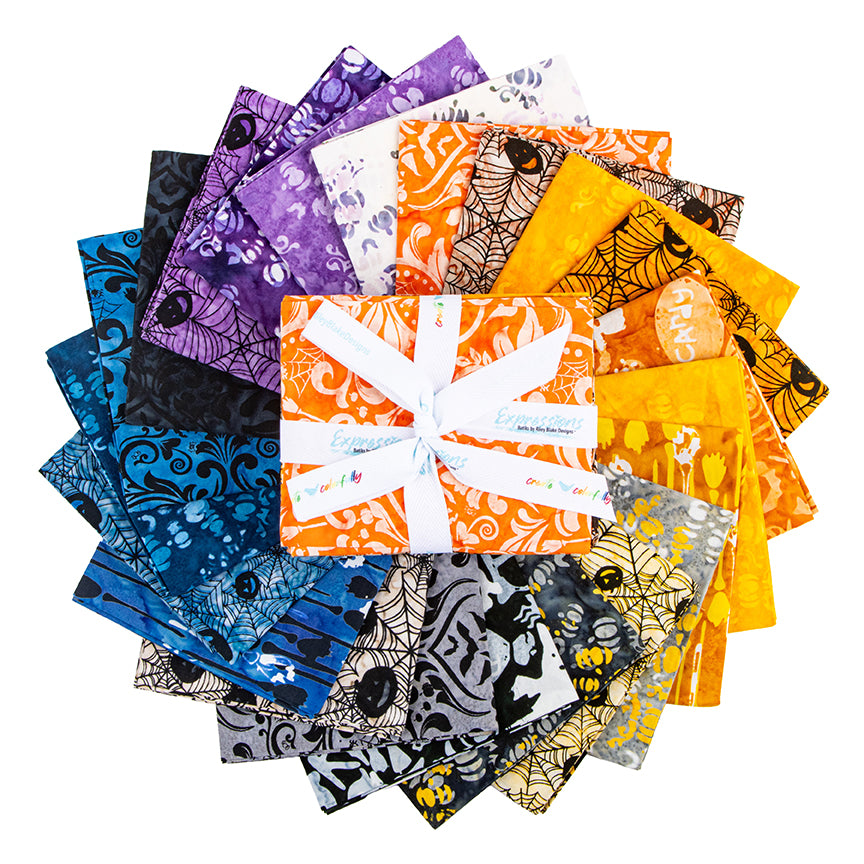 Batiks Whispering Hallows Fat Quarter Bundle, 22 Pcs.