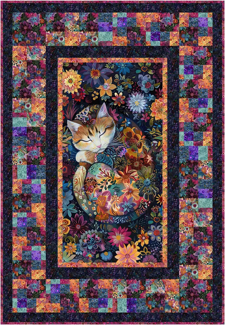 Fractured Calico Quilt Kit - for Timeless Treasures - Pattern by Tourmaline & Thyme Quilts