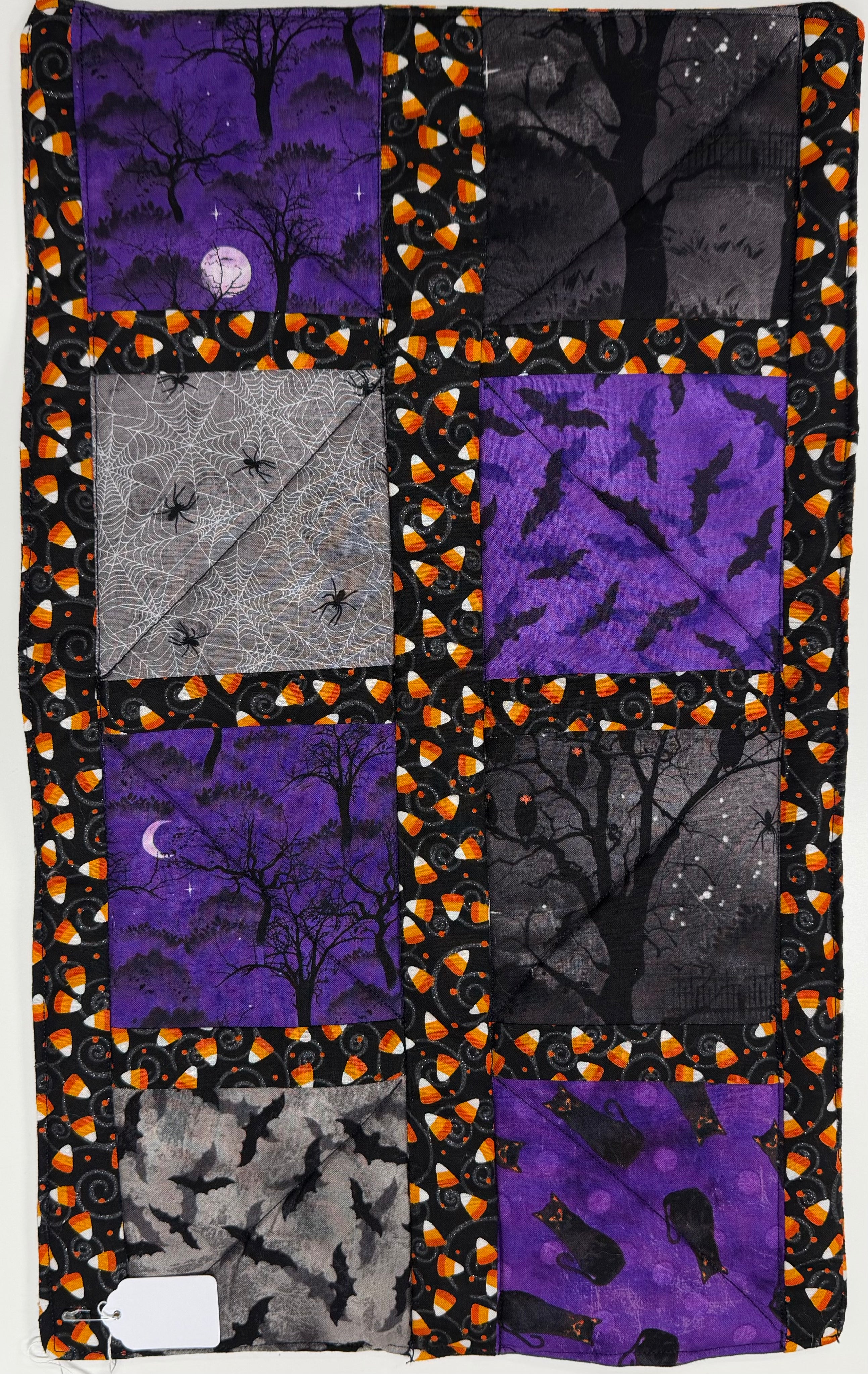 Purple Halloween Runner by Sherry M. 12" X 19.5"