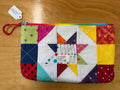 Candy Star Zipper Pouch 10" x 6"