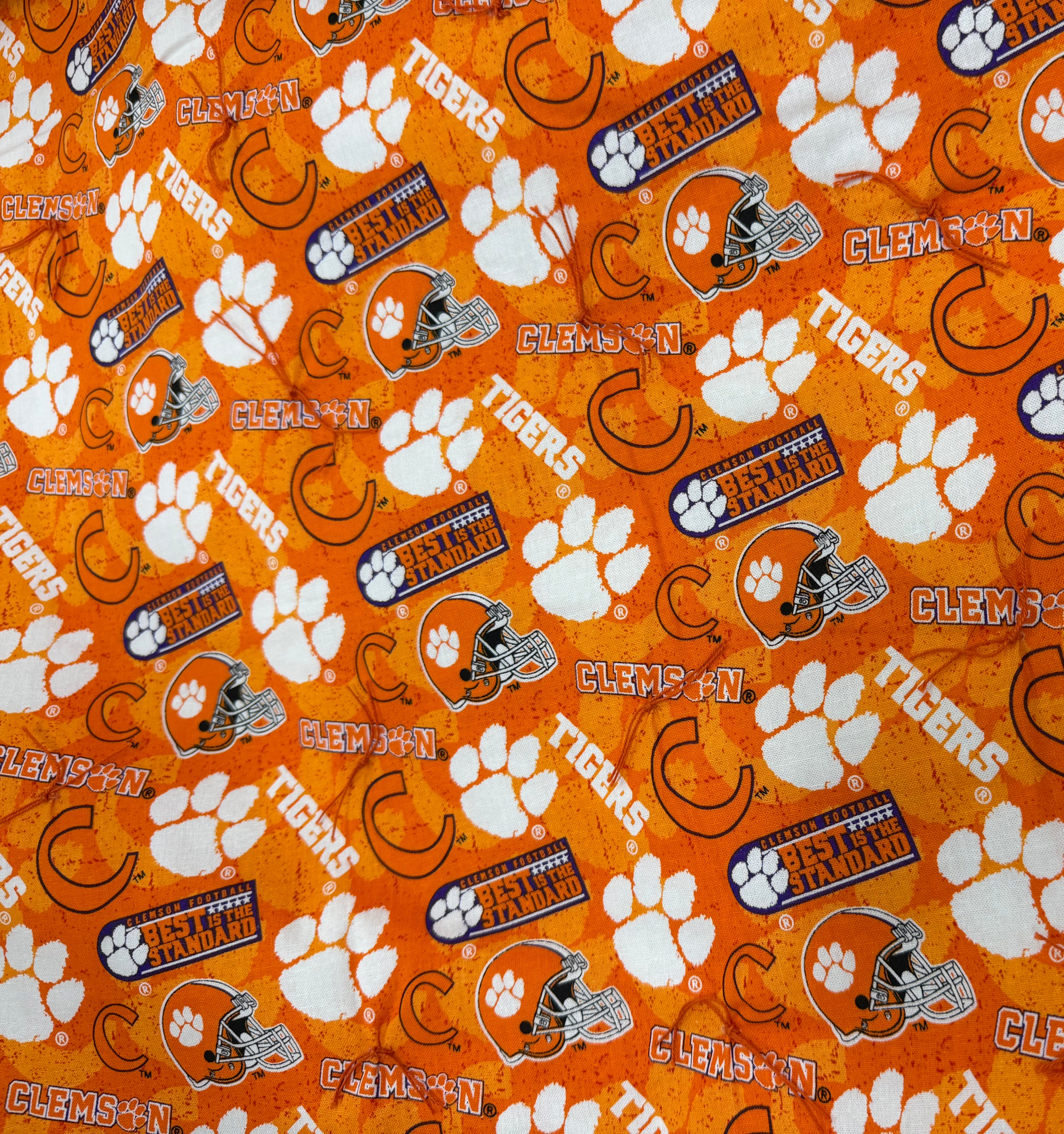 Clemson Quilt by Sherry M. 42" x 70"