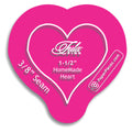 1 1/2" Homemade Heart Acrylic Template - 3/8" Seam Allowance