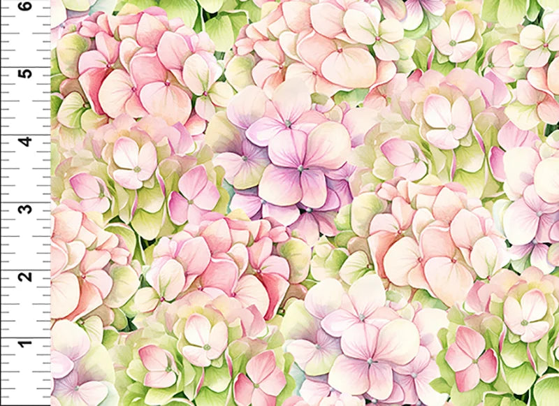 2026 All Southeast Shop Hop Hydrangea Pink by In the Beginning Fabrics - 1/2 YARD