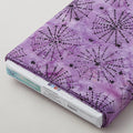 Spiders on Purple Batik by Island Batik - 1/2 Yard