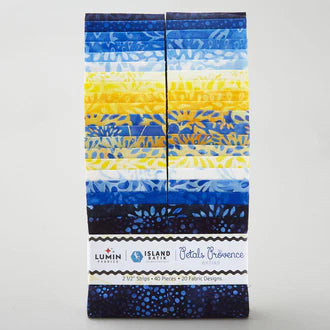 Petals Provence Batiks Favorites Strips by Island Batiks 2 1/2" Strips 40 pcs
