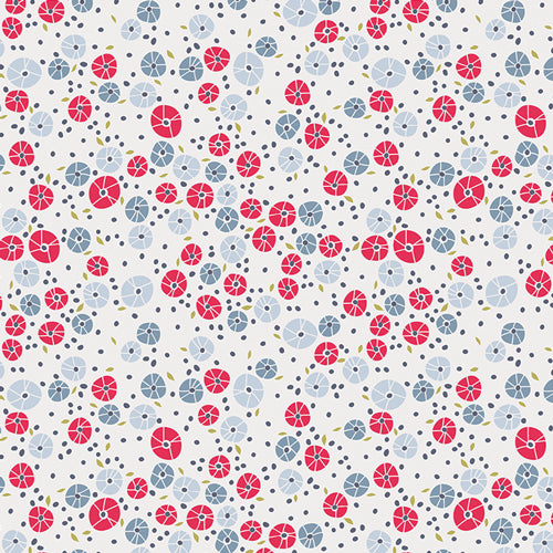 Charleston - Barnacles Cherry - by Amy Sinibaldi for Art Gallery Fabrics - 1/2 Yard