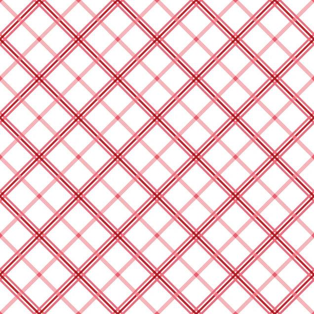 Kimberbell Basics Plaid Red by Maywood Studio - 1/2 Yard