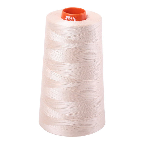 Aurifil Mako Cotton Thread 50wt 6452yd Cone - Light Sand 2000