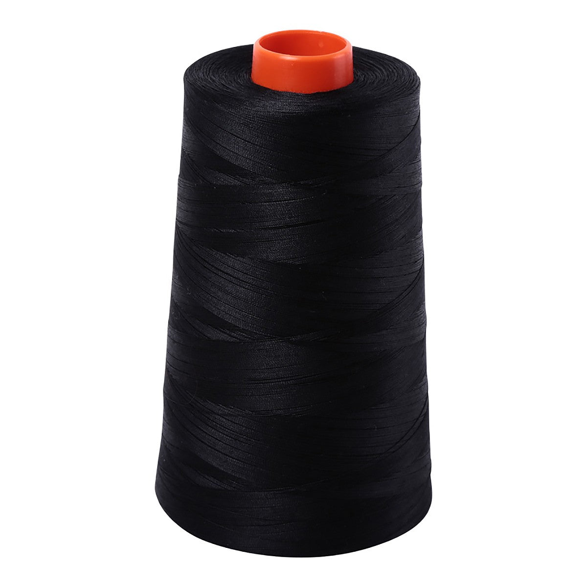 Aurifil 50wt Cotton Thread Cone – Black 2692 – 6,452 yd