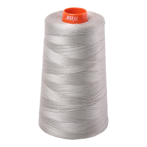 Aurifil Mako Cotton Thread 50wt 6452yd Cone - Light Grey 5021