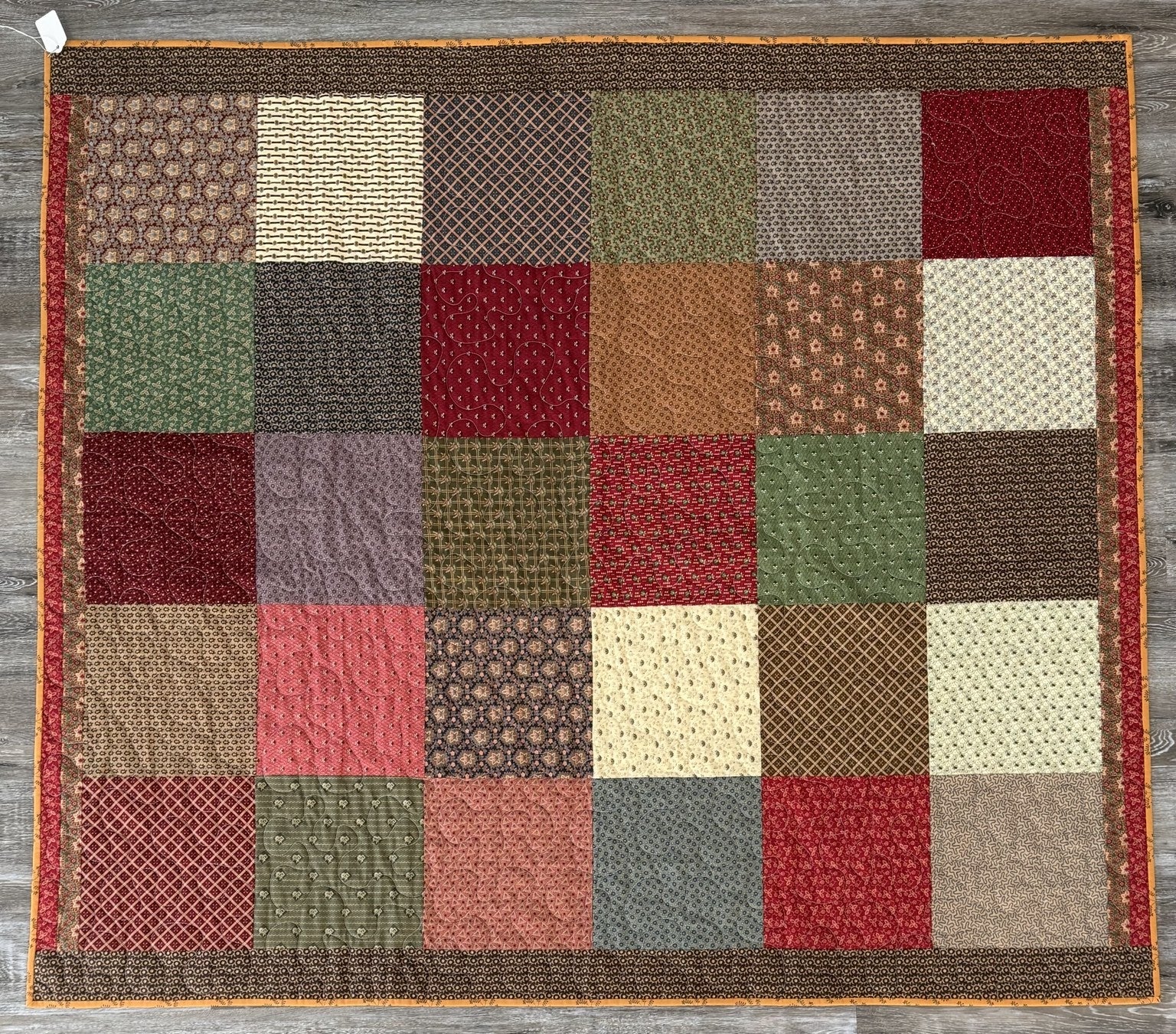 Reproduction Civil War Quilt by CW 56" X 64"