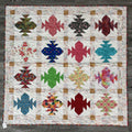 Aztec Pieced Quilt by CW 51" X 52"