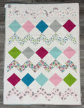 Children's Pastel Owls & Elephants Quilt by Quilt by Anne 42" X 58" APP103