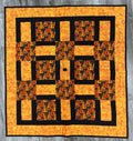 Halloween Pumpkin Quilt by Sew Sassy 34" X 37"
